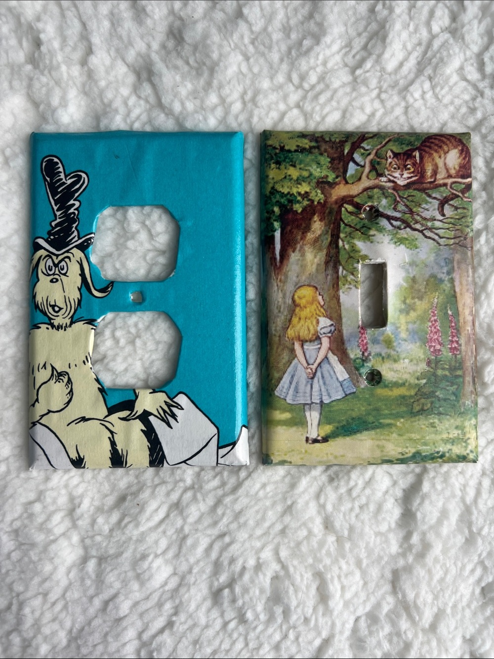 Dr. Seuss & Alice in Wonderland Decorative Switch Covers